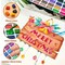 Artecho Watercolor Paint Set 50 Colors, Travel Watercolor Set with Watercolor Papers and Brushes, Ideal for Amateur Hobbyists, Painting Lovers and Artists